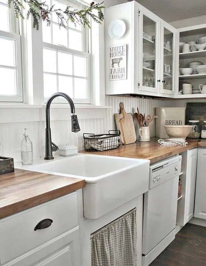 Beadboard Backsplash