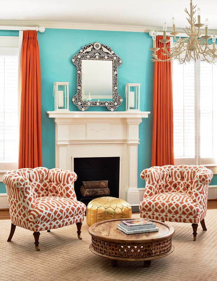 20. Orange #decorhomeideas