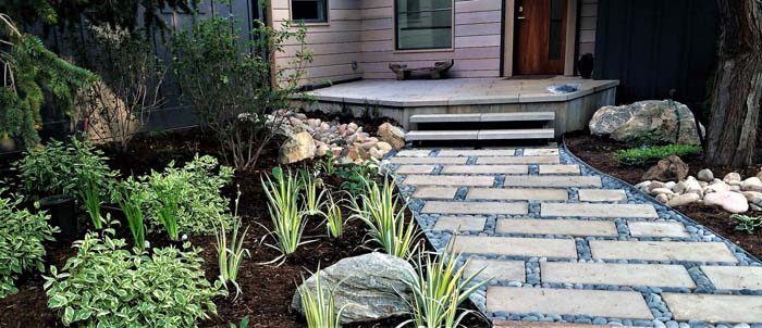 Pavers And Large Gravel