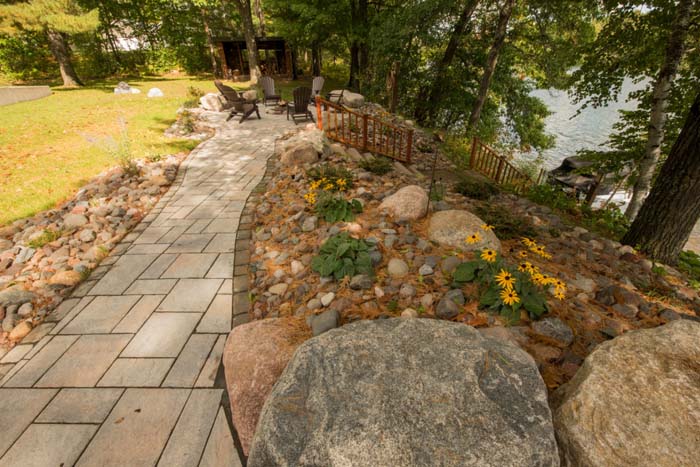 Natural Stone Porcelain Pavers Walkway