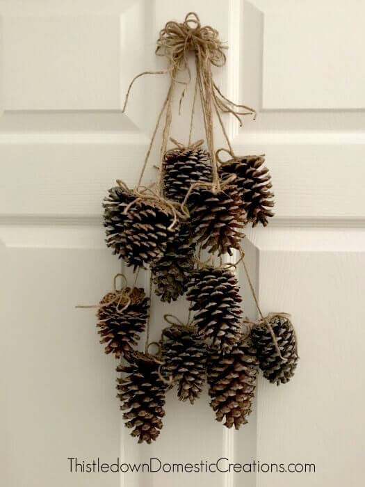 Pinecone Door Decoration