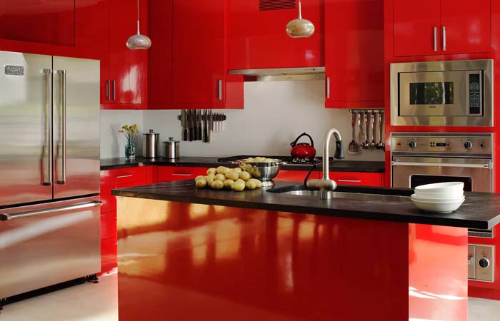 13. Red #decorhomeideas