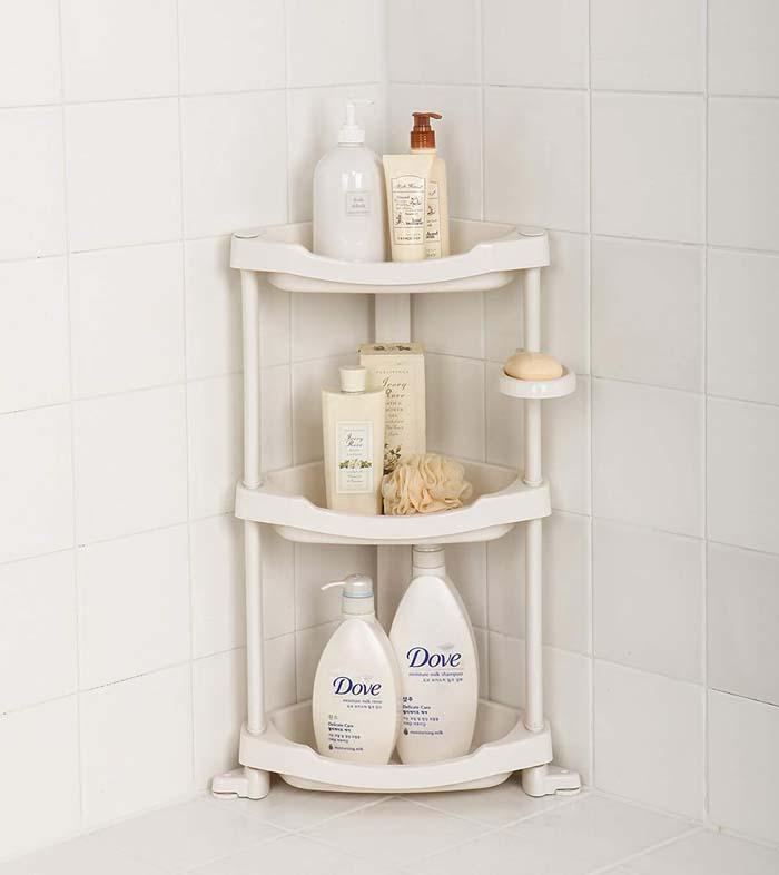Simple And Affordable Plastic Shelf Unit
