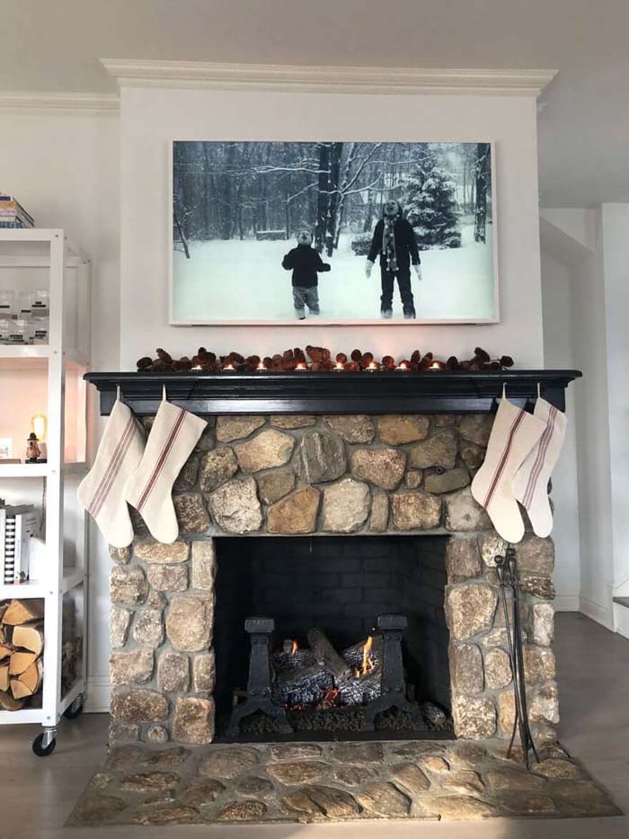 A Mantel To Create Contrast