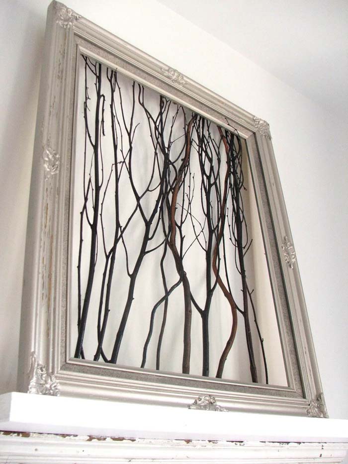 Framed Nature Decorating Idea