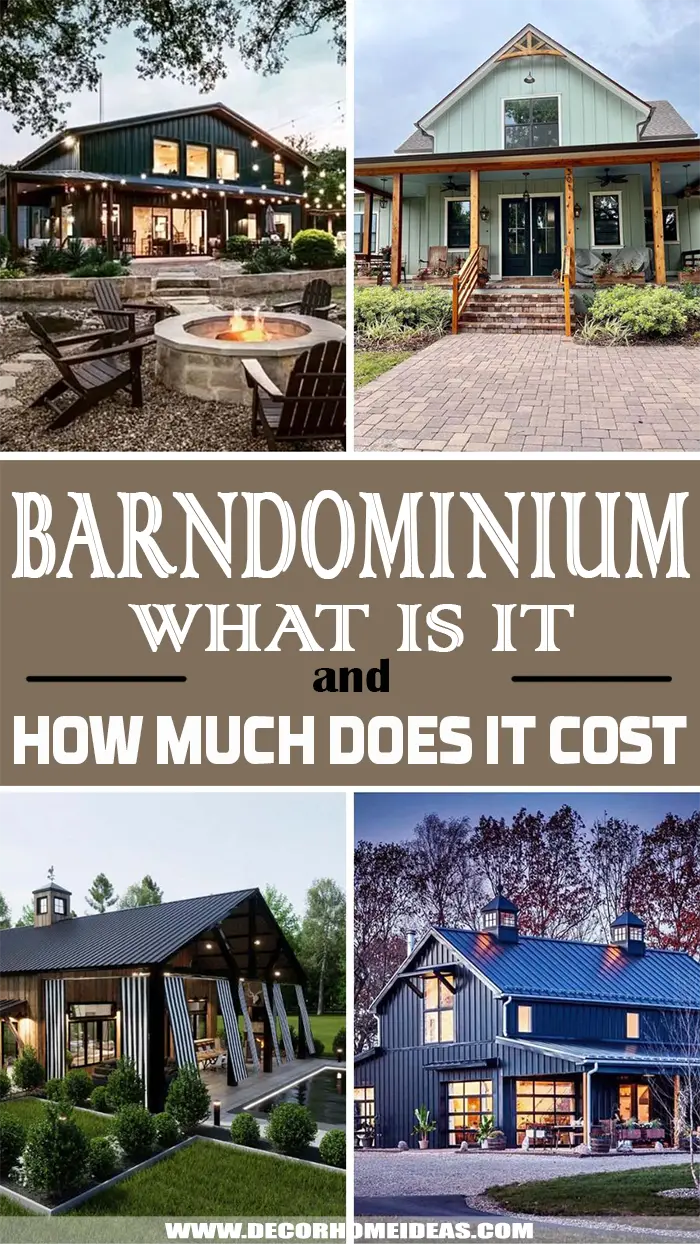 Cost of Barndominium What Is It? Are you considering building a barndominium? If you wonder what a barndominium is or how much it cost, you are not alone! We have all the answers for barndominiums. #decorhomeideas