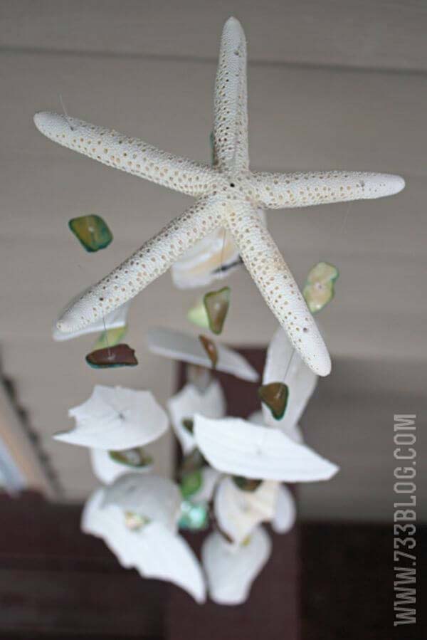 Ocean Treasures Repurposed Into Wind Chime