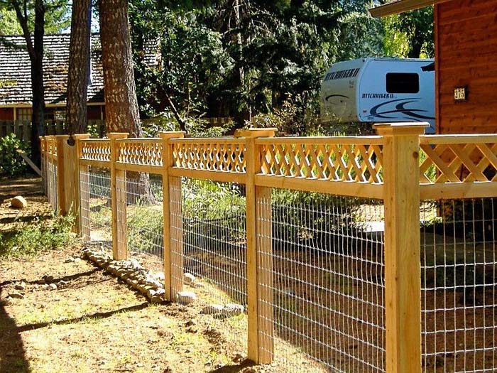 Lattice And Mesh Fencing Idea