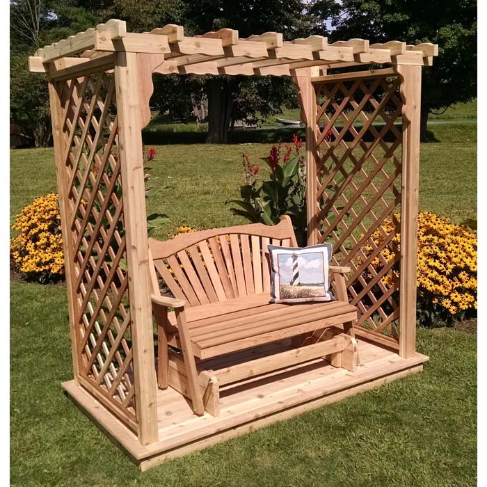 Cottage Pergola And Bench