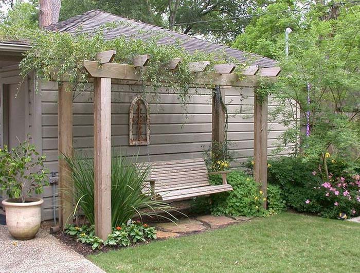 Charming Rustic Seating Corner