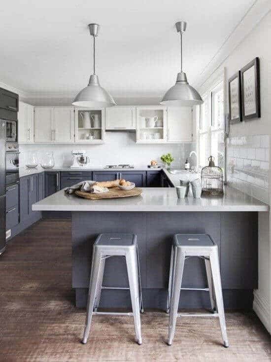 Amazing Industrial Kitchen Peninsula