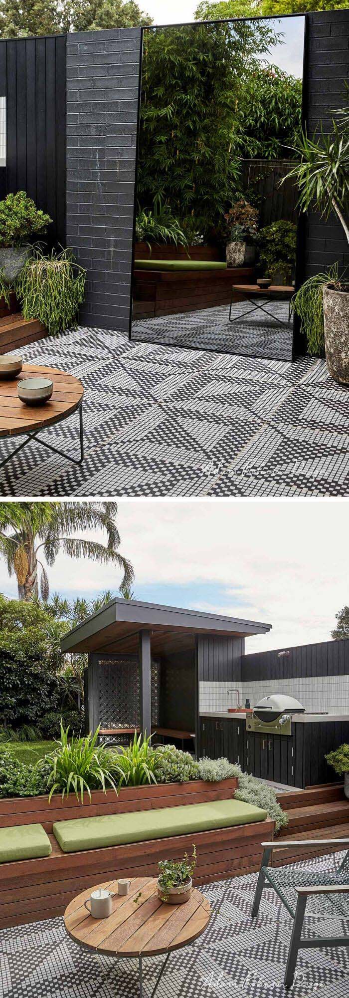 Bold and Graphic Tile Pattern