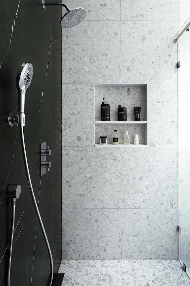 Minimalist Walk-In Shower Idea