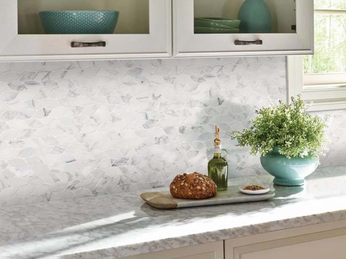 Calacatta Marble Backsplash