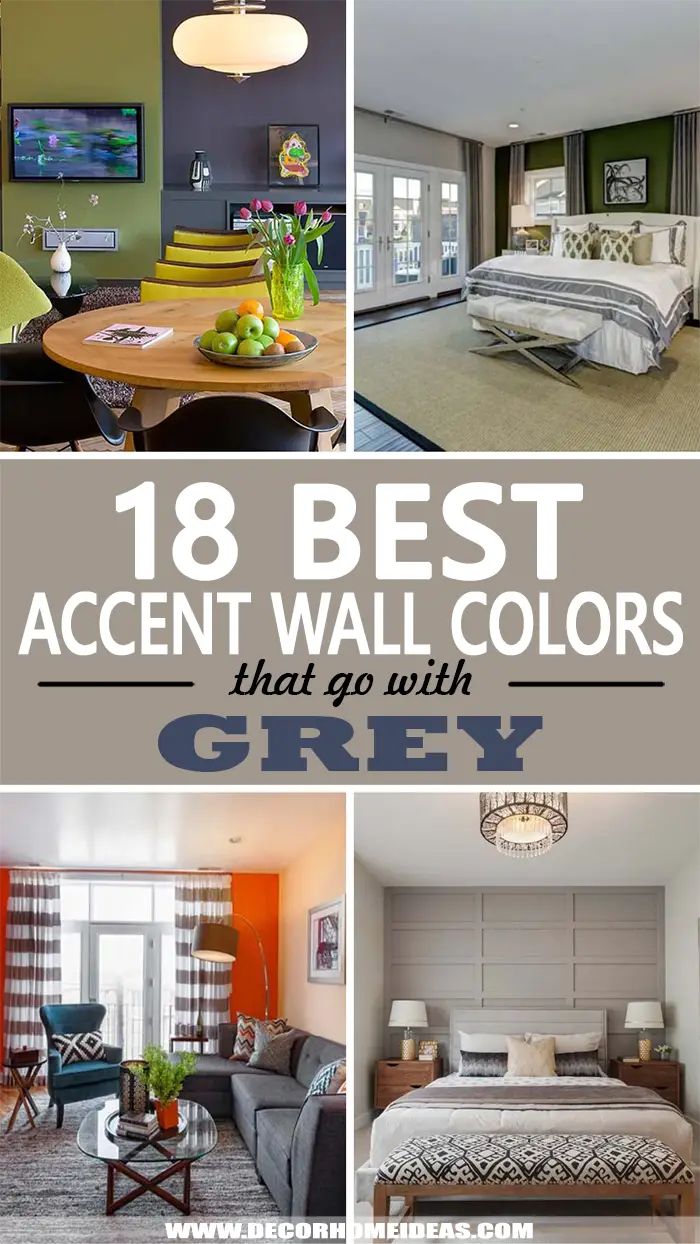 What Color Accent Wall Goes With Grey Best 18 Ideas 