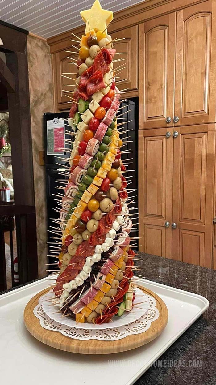 Christmas Charcuterie Tree