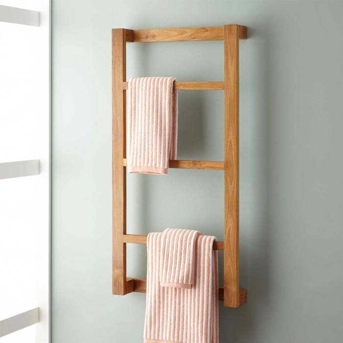 Wall-Mounted Ladder Rack