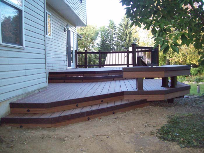 Deck Steps Go With the Flow