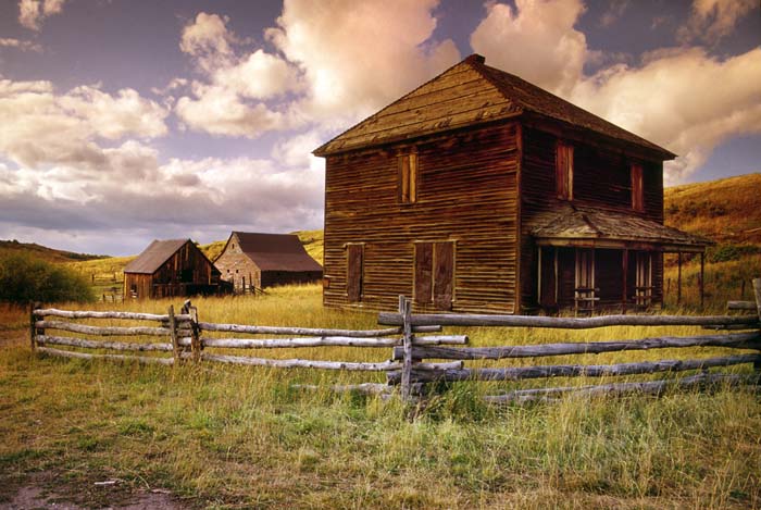 Rustic Split-Rail Fence