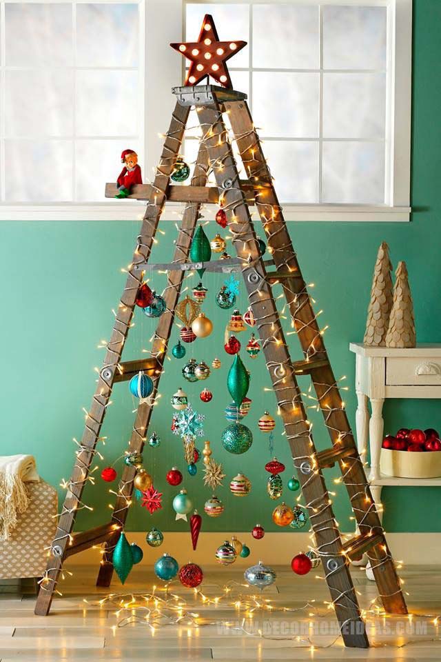 A Wooden Star Topper For Your Ladder Christmas Tree