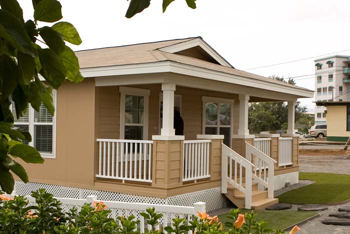 Bungalow Brown and White