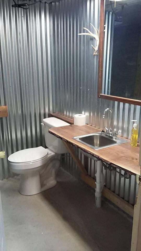 Cabin Loft Inspired Bathroom