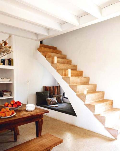 Under Stairs Nook As A Sitting Area