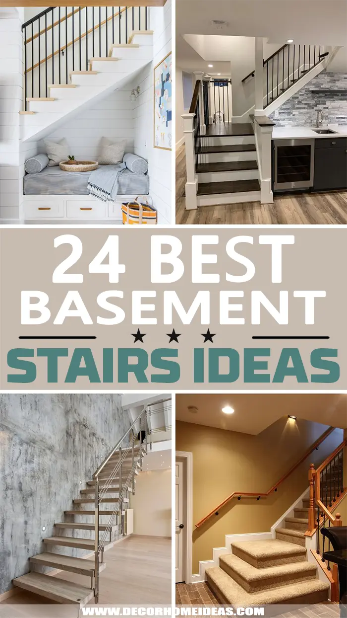 Best Basement Stairs Ideas. Take your basement stairs to the next level with these creative ideas and designs. #decorhomeideas