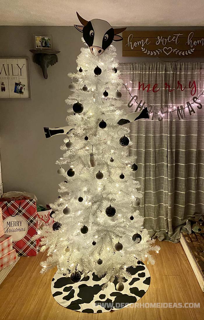 Cow Christmas Tree