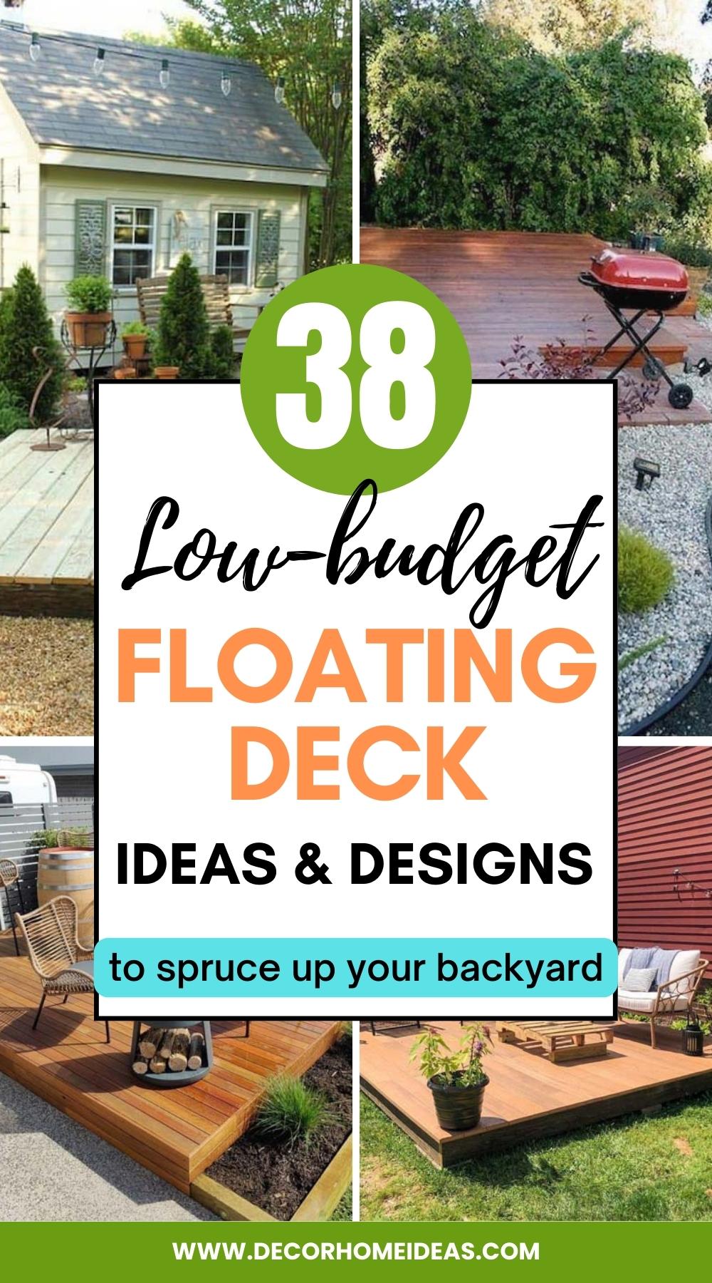 Low Budget Floating Deck Ideas