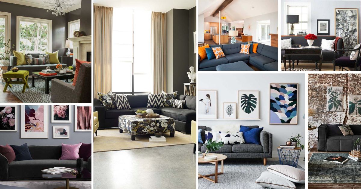 What Colors Go With Charcoal Grey Couch