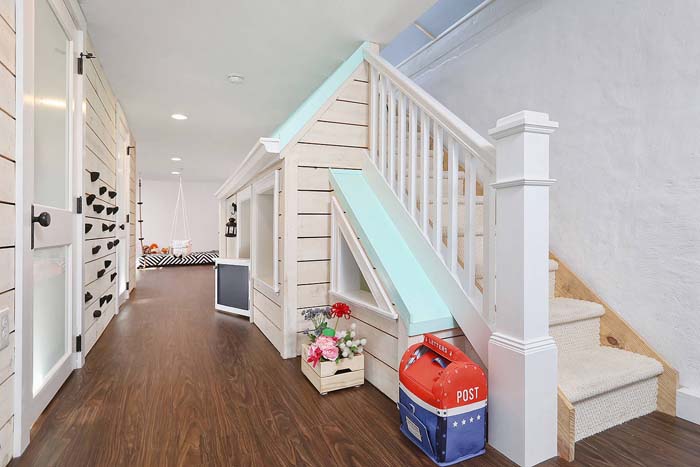 A Creative Playhouse Under the Stairs