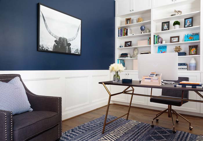 4. Navy Blue and White #decorhomeideas