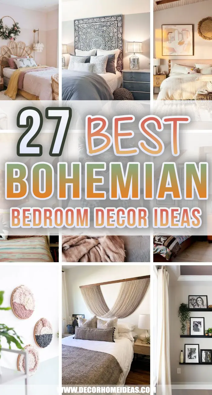 Best Bohemian Bedroom Decor Ideas. From natural elements and textured fabrics to layering patterns and textures, you will get some fresh ideas on how to create a bohemian paradise in your bedroom.