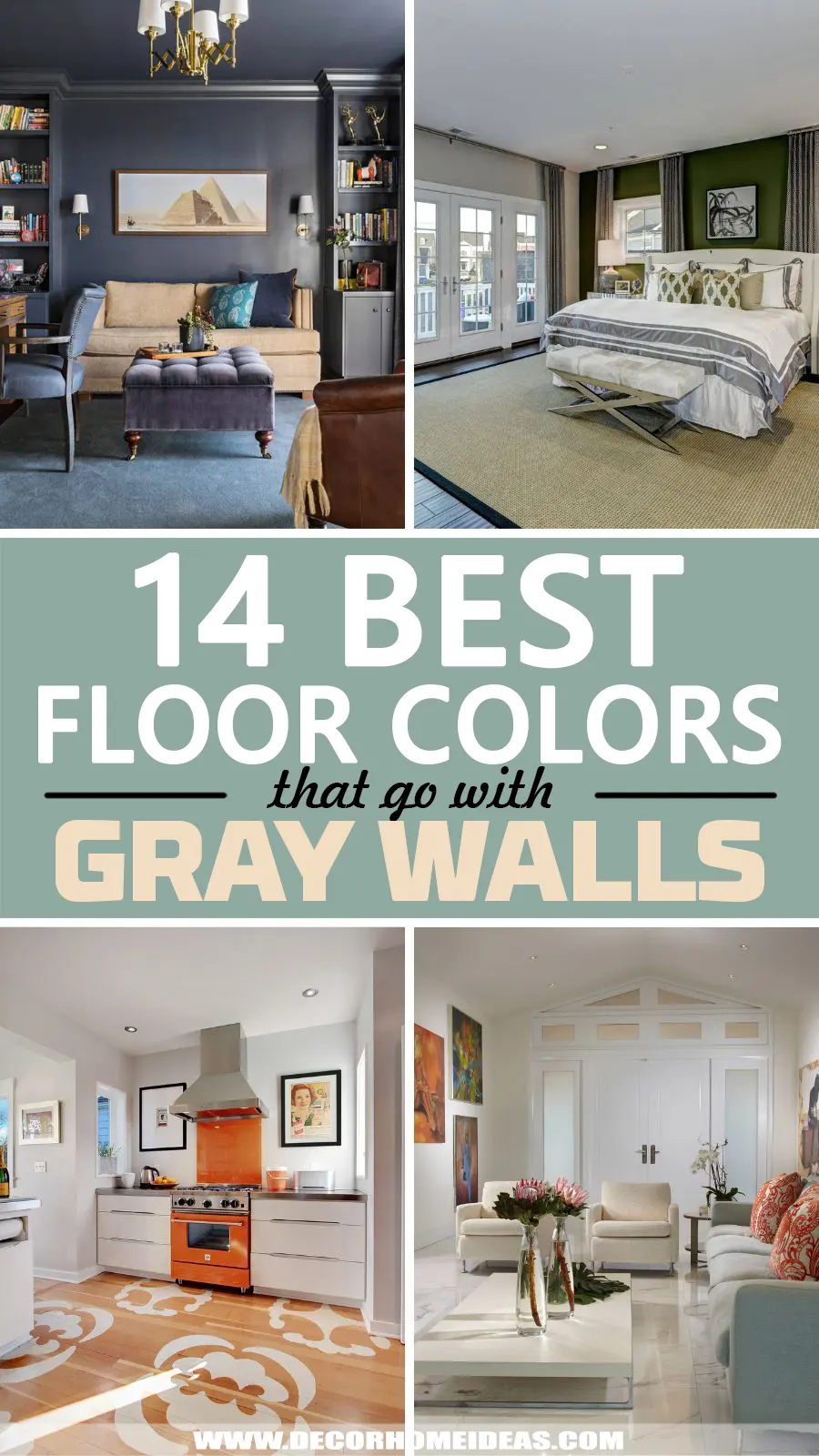 Best Floor Colors For Gray Walls. Not sure which is the best floor color for your gray walls? We have chosen the best ideas and color combinations to ensure you can perfectly match walls and floors.