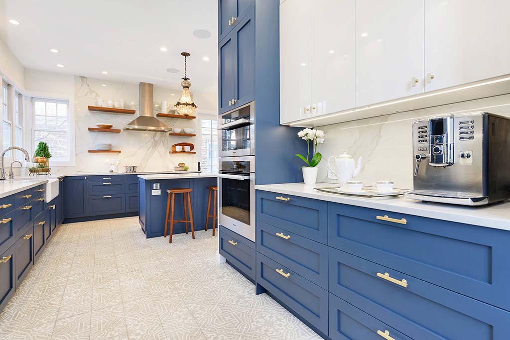 Kitchen Cabinet Paint Colors Navy Blue