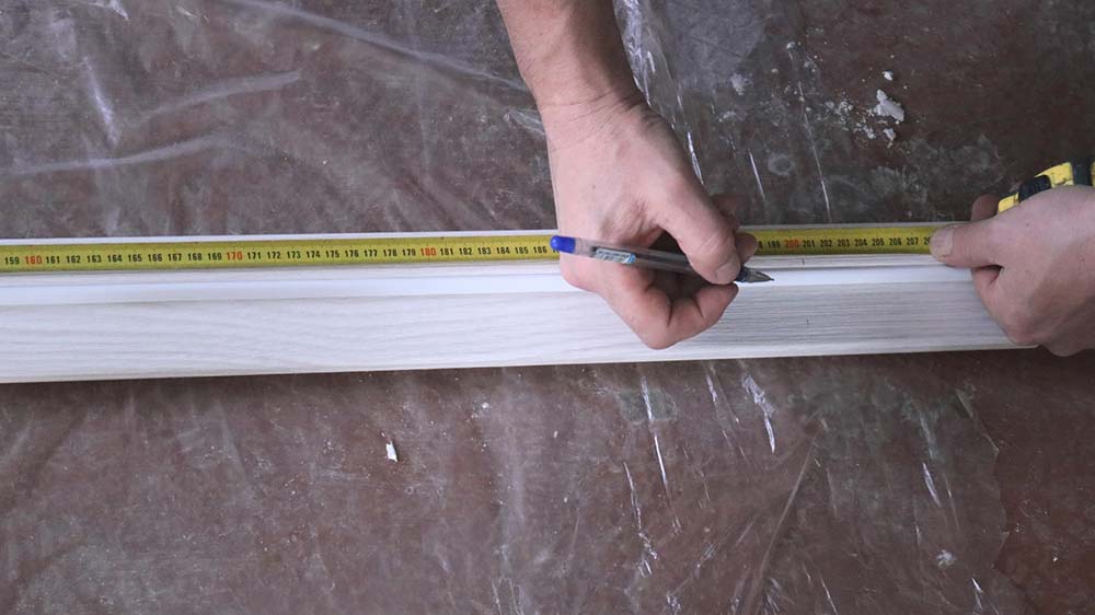 Measuring The Length Of The Door Casing