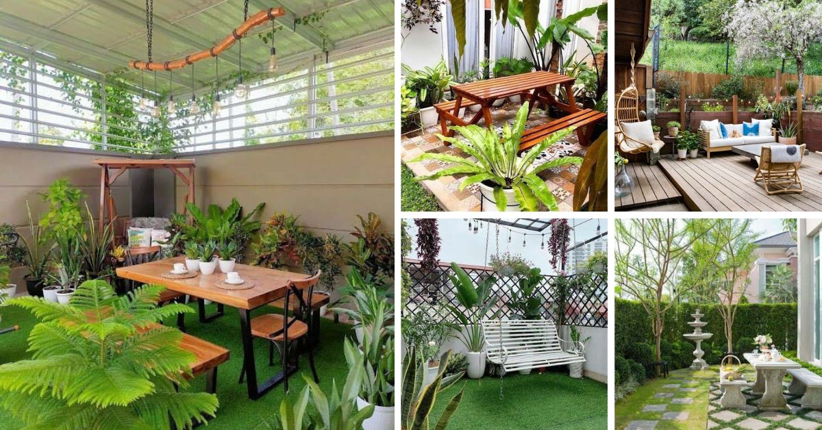 Relaxing Corner In Garden