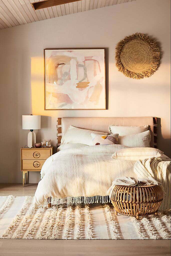 Neutral Boho Bedroom