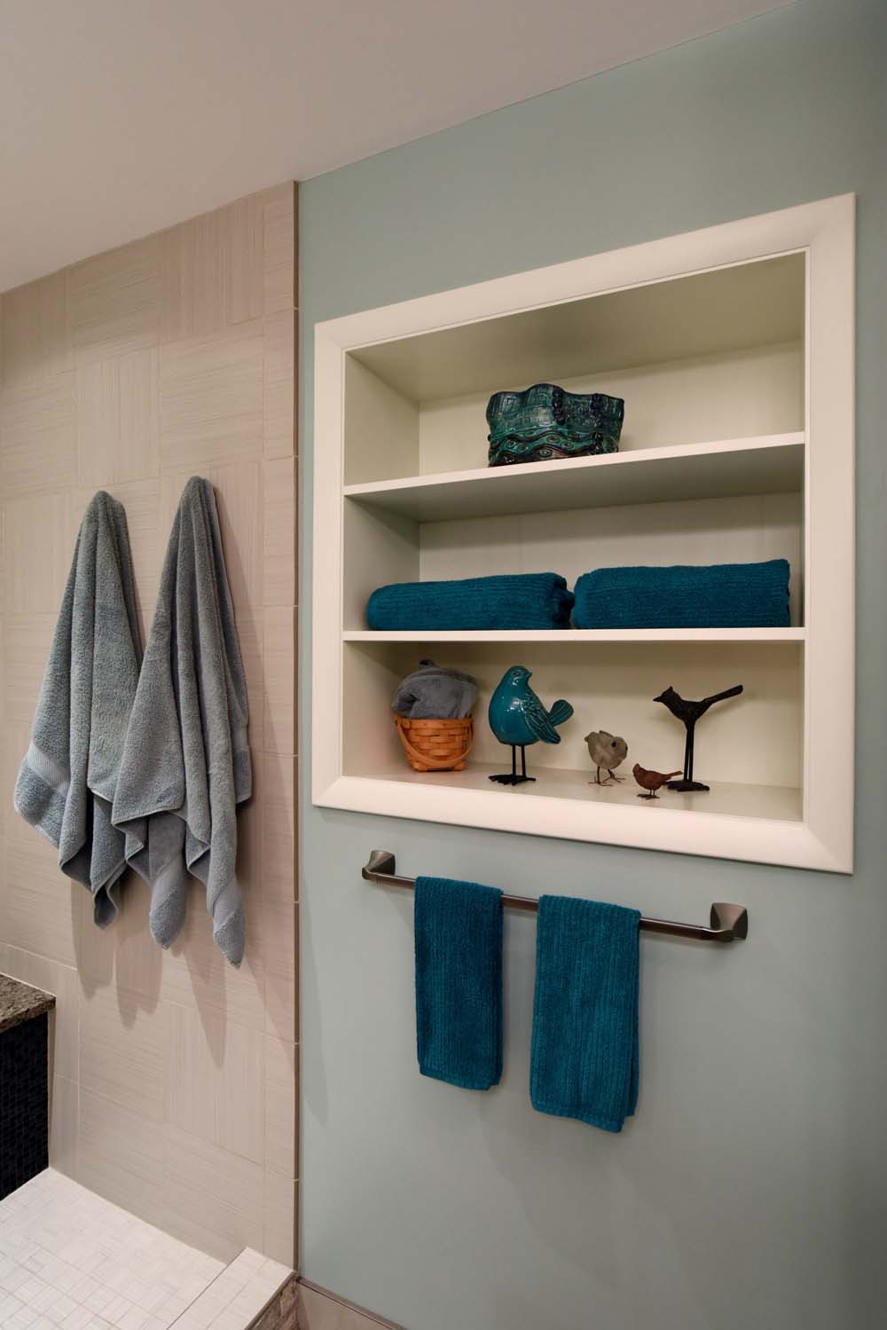 Recessed Bathroom Shelf