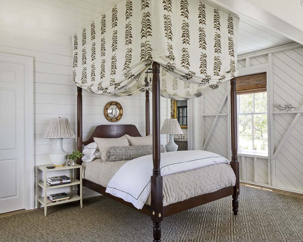 Bed Canopy Attached To The Ceiling