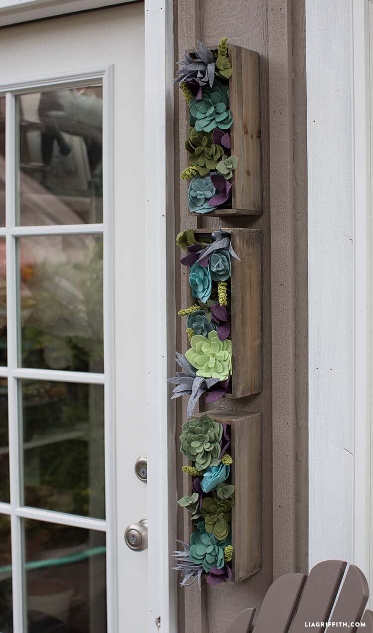 Stacked Vertical Planters