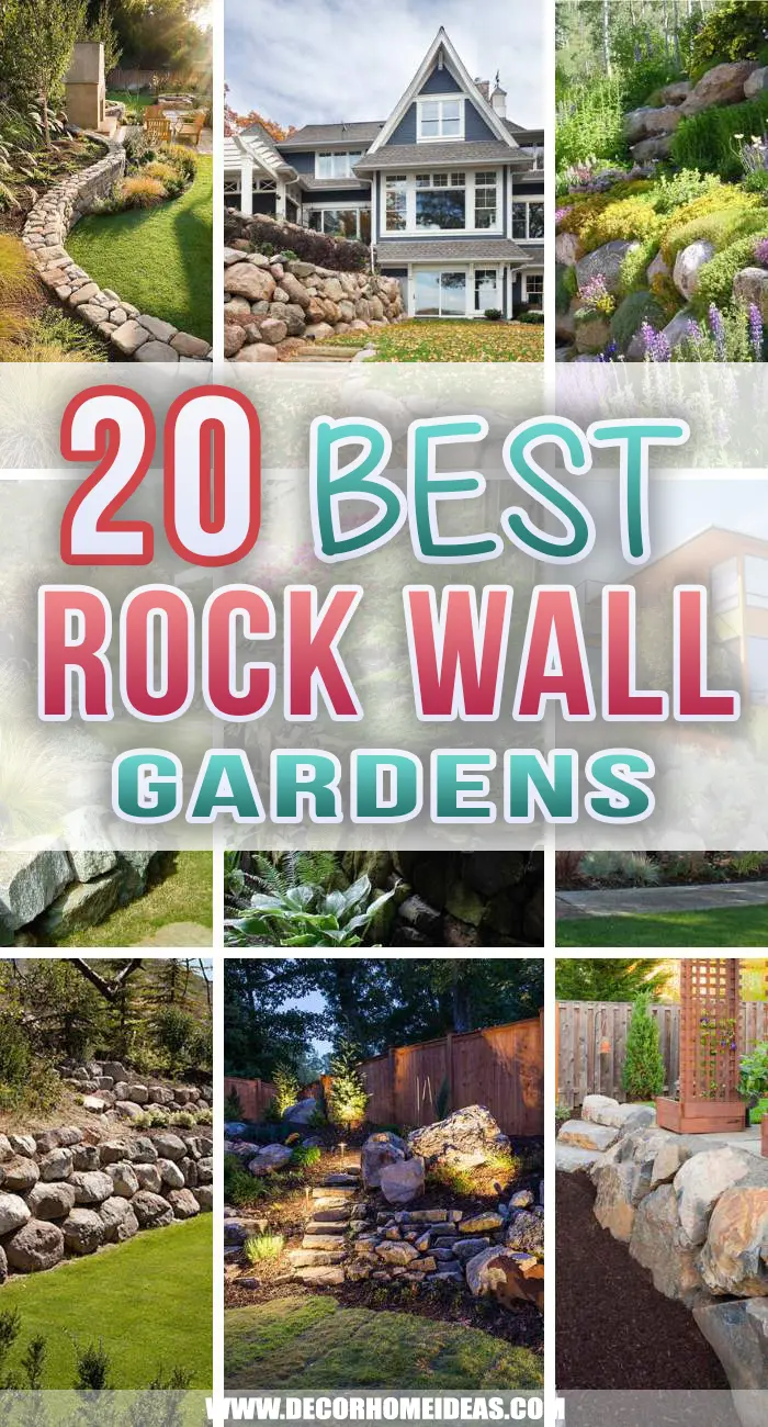 Discover 20 stunning rock wall garden designs that will transform your outdoor space into an oasis. Find the best layouts for your backyard and get inspired for the next garden makeover.