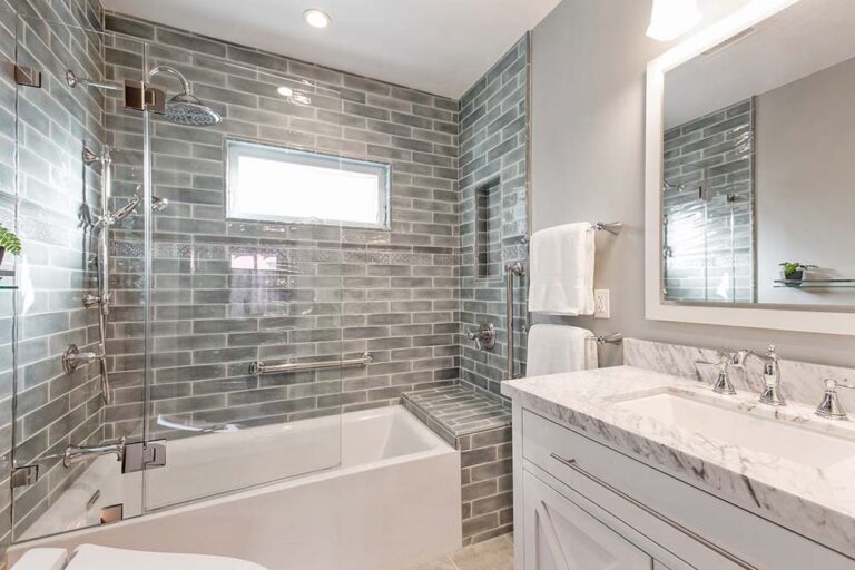 25 Best Grey Bathroom Ideas And Designs For 2025 Decor Home Ideas Grey Bathroom Ideas And Designs 8 768x512