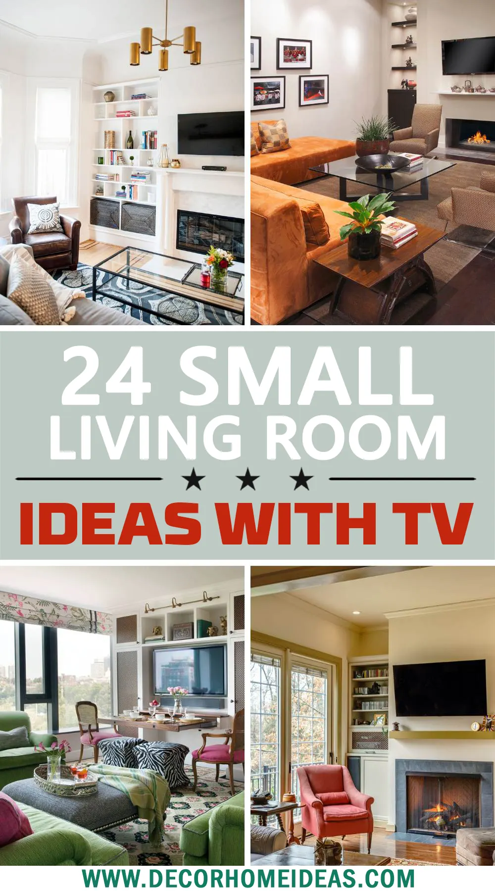 We will explore 24 creative and practical small living room ideas that incorporate a TV, from clever storage solutions to space-saving furniture arrangements, and lighting tricks that enhance the overall ambiance of your space.