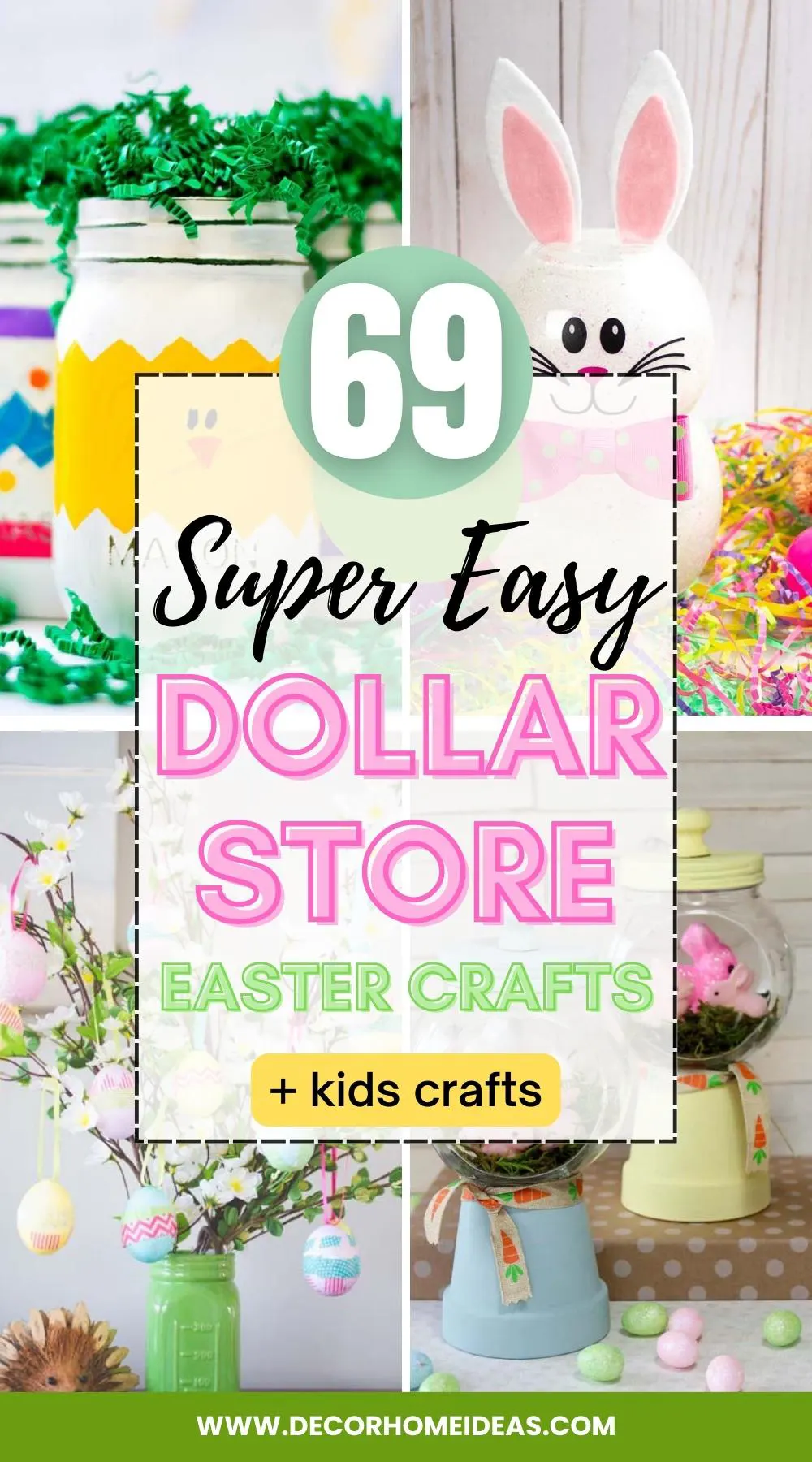 Easy dollar store Easter crafts are a budget-friendly way to add a festive touch to your home and celebrate the holiday with family and friends. From DIY wreaths to bunny-themed decorations, these ideas are simple, fun, and creative, and allow you to create a personalized and charming Easter atmosphere without breaking the bank.