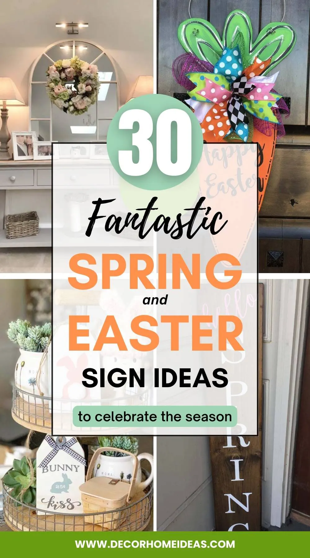 Spring and Easter sign ideas offer creative ways to decorate your home and add a touch of seasonal charm to your space. From rustic wooden signs to colorful banners, these ideas are a fun and easy way to celebrate the arrival of spring and the Easter holiday with family and friends.