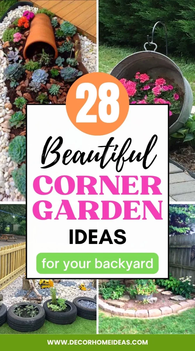 Transform your backyard corners into stunning focal points with these creative corner garden ideas! Discover inspiring designs for utilizing every inch of your outdoor space, from charming flower beds to cozy seating areas and other imaginative features that will elevate your backyard's beauty to new heights.