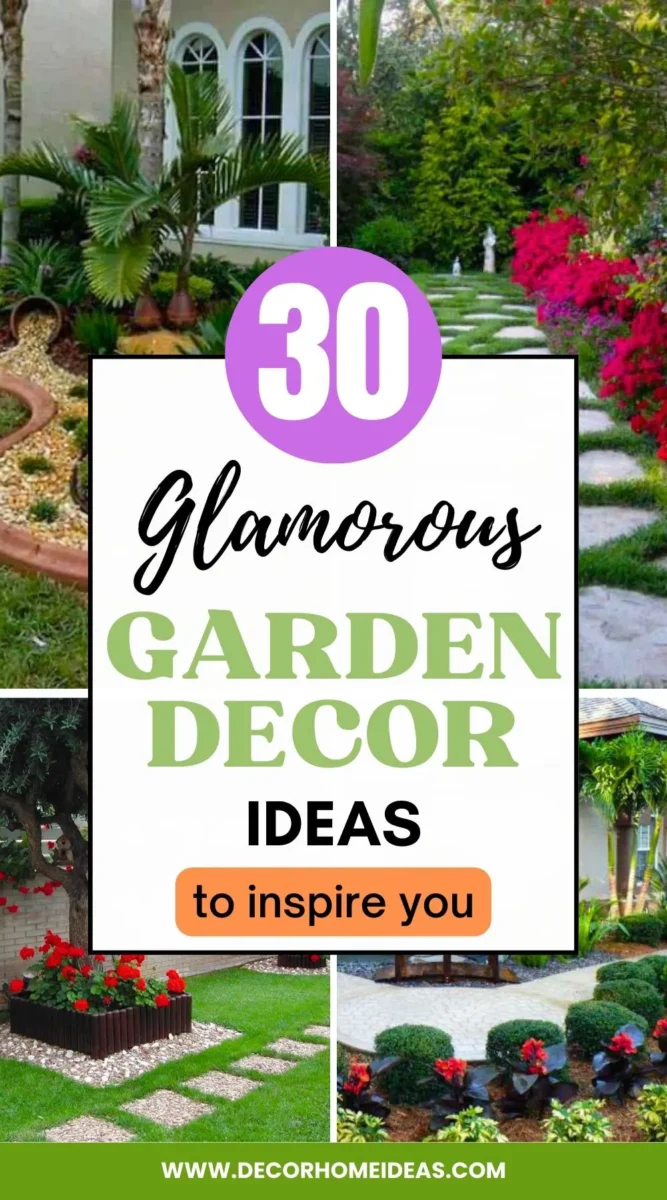 30 Glamorous Garden Décor Ideas to Inspire You | Decor Home Ideas