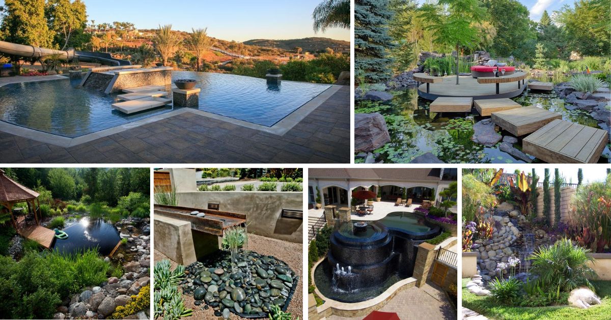 14 Unusual Backyard Pond, Pool, and Fountain Ideas